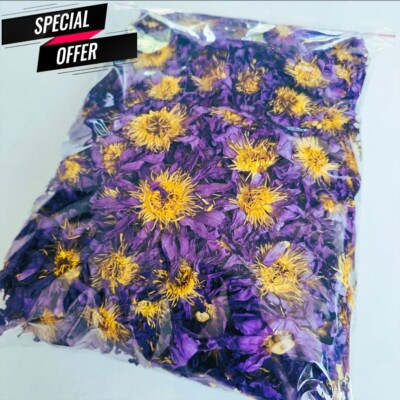 #ad Blue Lotus Whole Flower Tea Decor No Chemicals A Grade Wild Grown Organic Herbal $435.74