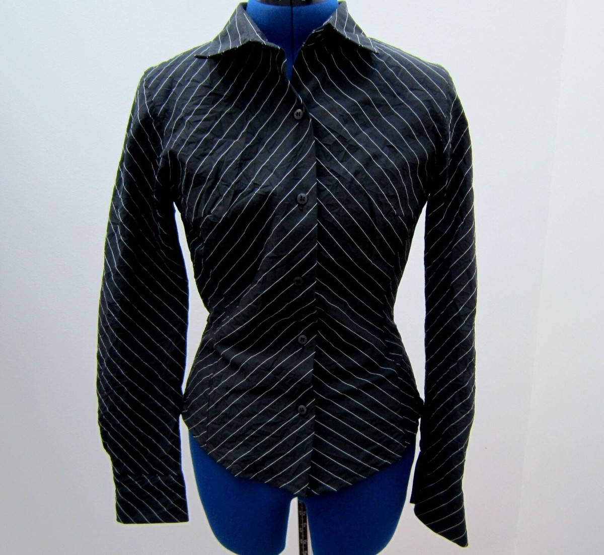 Camisa Negra Camisa Mirto Mujer Camisa O Blusa Negra Rayas ¿POR