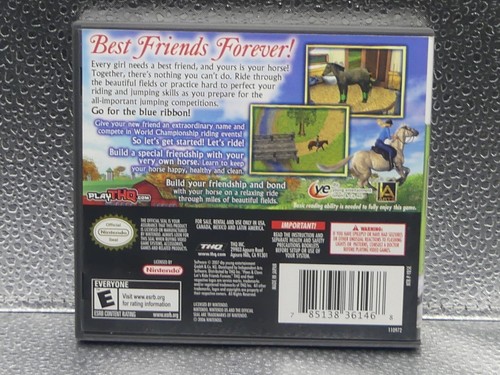 Nintendo DS Paws & Claws Lets Ride Friends Forever Tested Working E Video Game - Picture 2 of 10