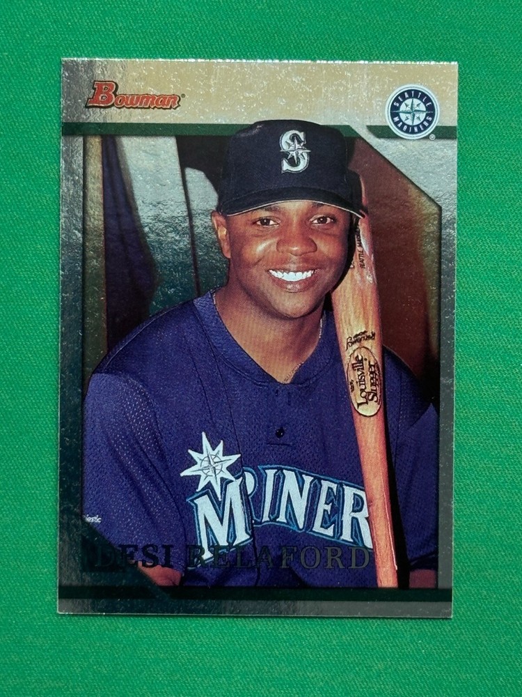1996 Bowman Baseball #186 Desi Relaford Foil Parallel