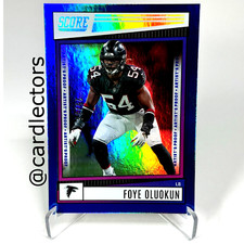 2022 Panini Score Football FOYE OLUOKUN #42 Artist's Proof Parallel /35 FALCONS