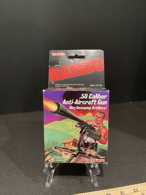 1985 Coleco Rambo Weapons Pack Anti-Aircraft NISB