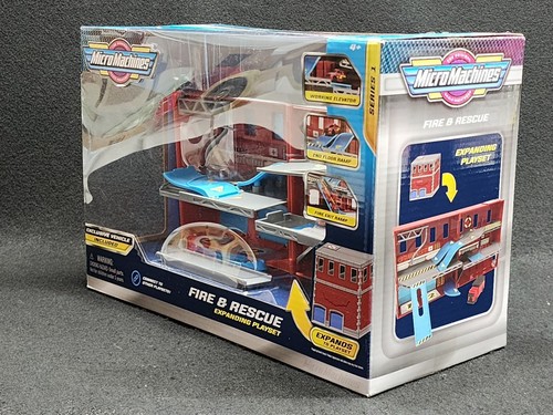 Micro Machines Fire & Rescue Expanding Playset - Picture 3 of 5
