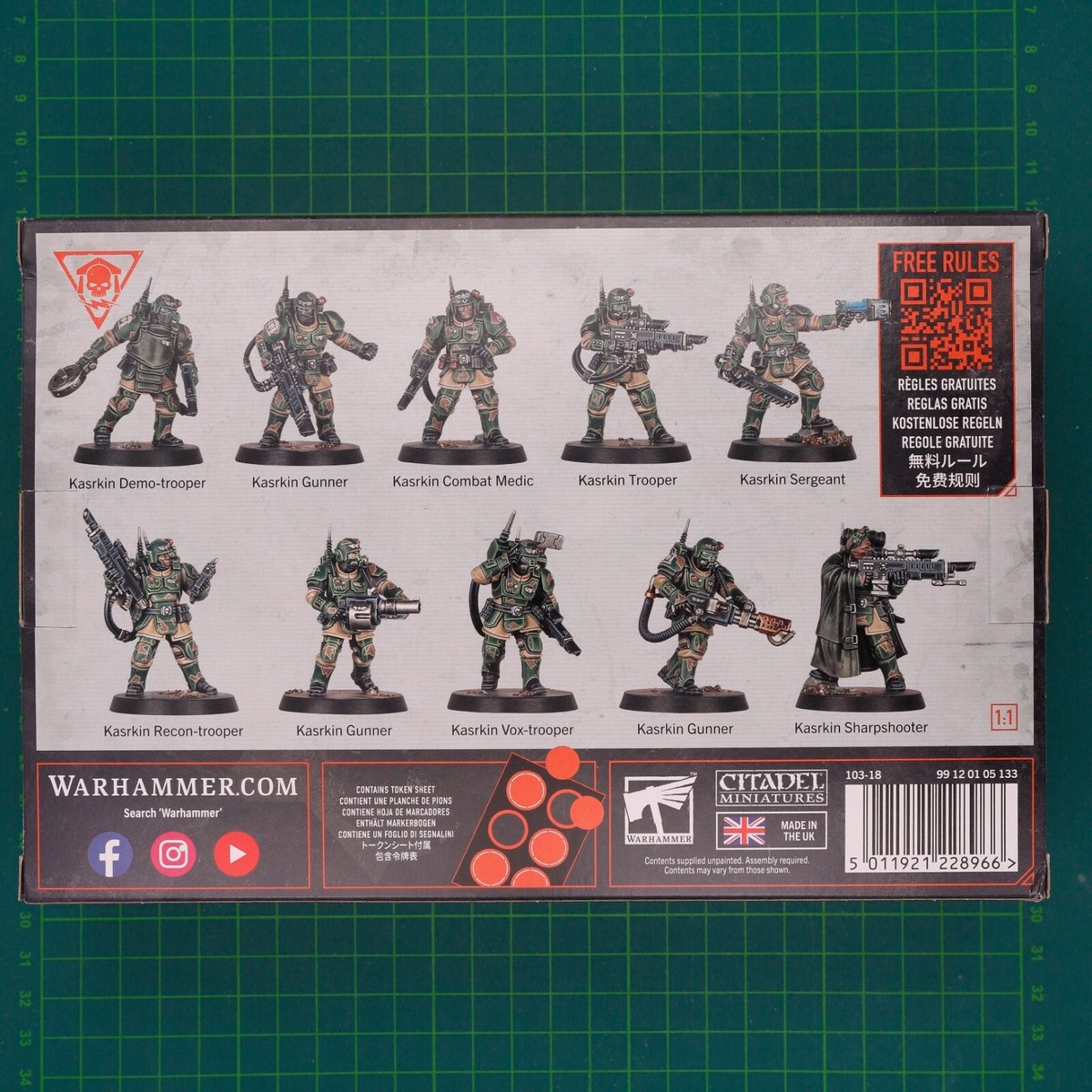 Kill Team: Kasrkin 103-18 Warhammer 40,000 Cadian Special