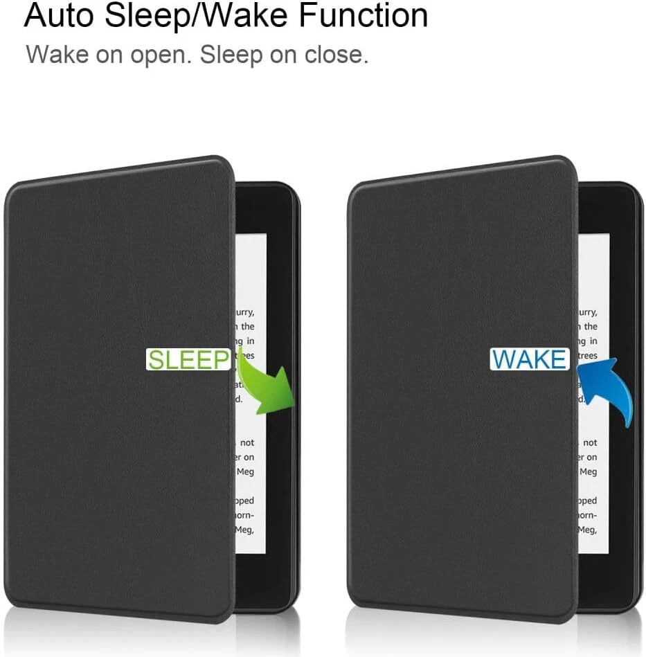 Funda inteligente de cuero PU para Kindle Paperwhite 12th 2024 y Kindle Colorsoft de 7" Foto 3 de 4
