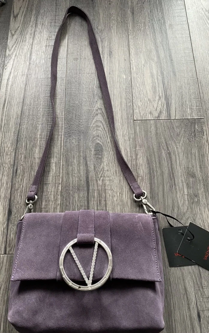 BNWT DESIGNER VALENTINO GENUINE LEATHER SUEDE DIAMANTE BAG RRP £180  CHRISTMAS | eBay
