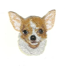 Chihuahua Dog Patch Embroidered Iron on Sew on