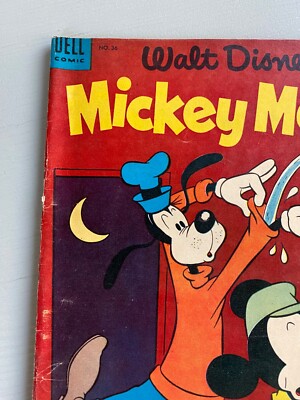 Walt Disney's Mickey Mouse Dell Comic No. 36 1955 | eBay