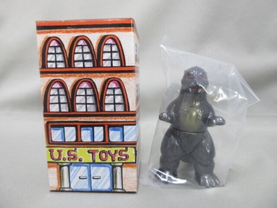 Figure Toho U.S. Toys Godzilla Black x Gold Building Box Series 2004 Soft Vinyl