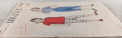 Advance Sewing Pattern 6930 Shirt Top Tapered Capri Pants Girls Size 8 Breast 26 - Picture 3 of 3
