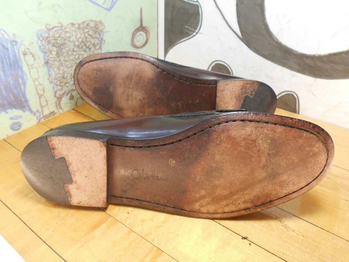 Cole Haan Mens Pinch 03516 Size 9 D Brown  Leather Slip On Kiltie Loafe… Cole Haan Vintage Tassel Kiltie Loafer - Etsy main image 3