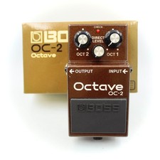 BOSS OC-2 ottava con scatola originale etichetta argento 2000 Made in Taiwan IN67954