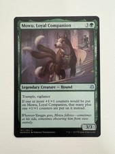 Mowu Loyal Companion Foil MTG Magic the Gathering Card NM Near Mint WAR