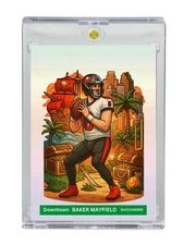BAKER MAYFIELD￼ Downtown Custom Art Card Tampa Bay Buccaneers