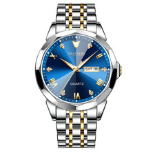 Orologio al Quarzo Uomo Valcieri Premium - Cinturino Bicolore Acciaio Inox - PREVENDITA.