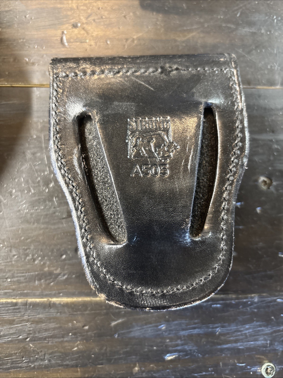 Jay-Pee Leather Police Duty Belt w/ Accessories Brass Hardware Size 40