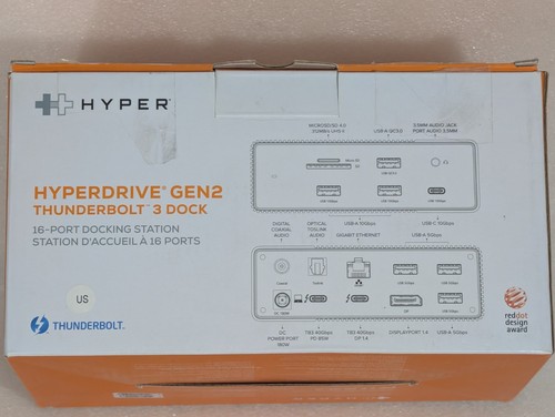 Hyper HyperDrive GEN2 16-in-1 Thunderbolt 3 Dock - HD-G2TB3 - Afbeelding 9 van 12