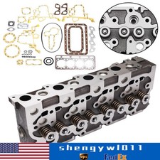 V1902 Cylinder Head w/ Full Gasket for Kubota Holland Skid Steer L553 L555