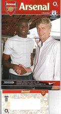 ARSENAL v EVERTON 16th AUGUST 2003 ARSENAL TICKET. ARSENAL CHAMPIONS.FREE POST