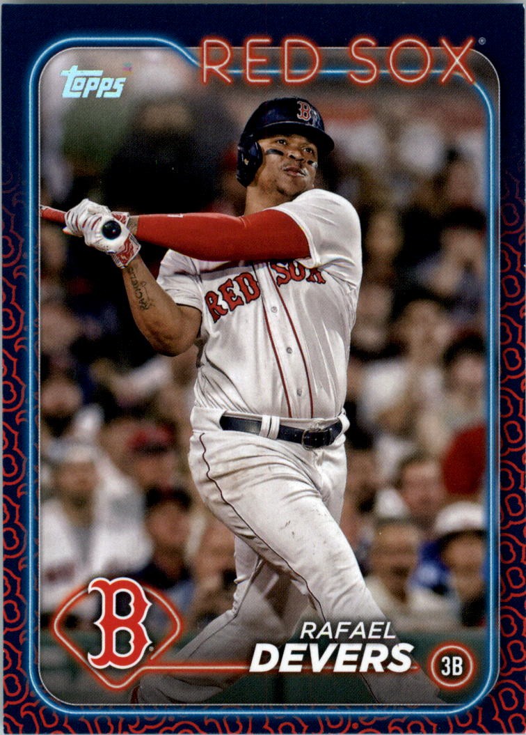 2024 Topps Team Color Border Variations #22 Rafael Devers - BB