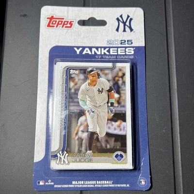 New York Yankees 2025 Topps Factory Sealed 17 Card Team Set Featuring Aaron Judg