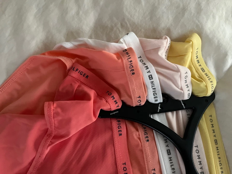 Paquete de 5 bikini Tommy Hilfiger con logotipo de nailon spandex talla XL NUEVO CON ETIQUETAS Foto 2 de 4