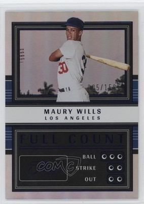 2023 Panini Three and Two Full Count 5/150 Maury Wills #FC-MW 16or