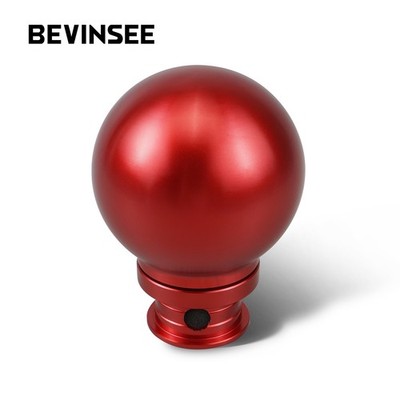 BEVINSEE Aluminium Gear Shift Knob Kit For HONDA Fit 2009-20 For Element 2003-11