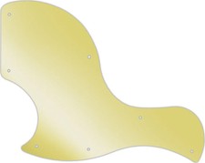 WD Custom Pickguard For Left Hand Gibson 2018 SG Junior #10GD Gold Mirror