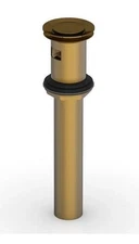 Phylrich 3-545/002 Push To Close Drain with Overflow Modern FRENCH BRASS