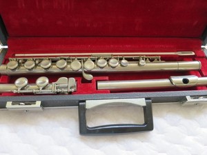 Vintage Pearl Flute Silver Plated NC-96 Made in Japan 12274