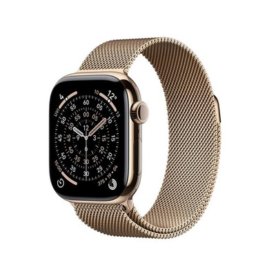 Apple Watch Series 11, GPS + Cellular, 46mm, Gold Titangehäuse mit #22326563