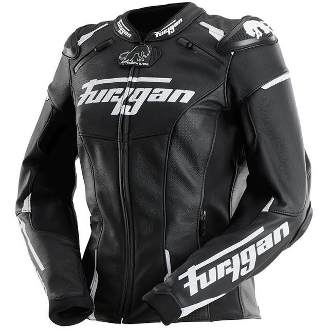 Blouson de moto en cuir Furygan Raptor Lady pour trajets urbains