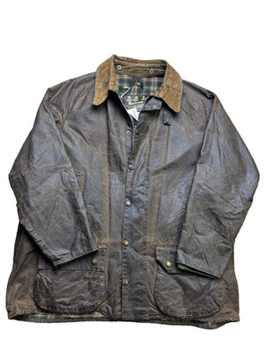 Barbour Moorland Vintage Waxed Jacket Size M Made in England 80s90s Unisex