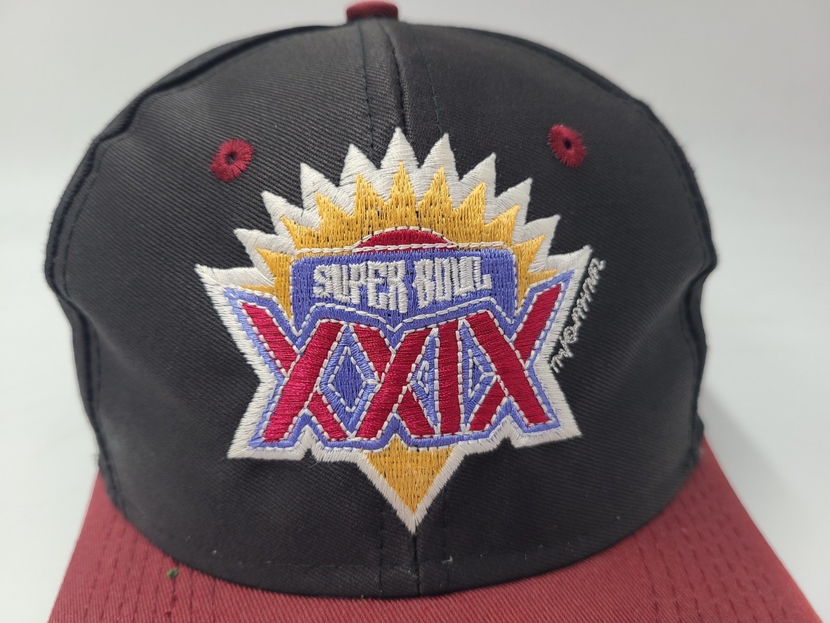 Vintage Super Bowl XXIX Competitor Logo 7 Snapback Hat Cap Men 90s