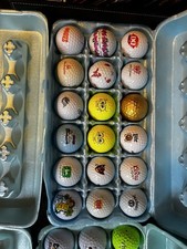 18 Perfect Condition Golf Balls All Have Designs And Are Rare And Vintage       