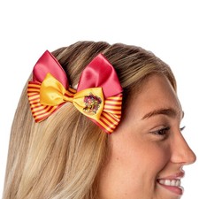 Harry Potter Hogwarts School Gryffindor House Crest Hair Bow