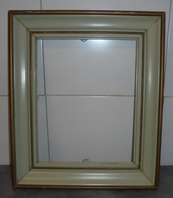 VINTAGE KUNSTSTOFFRAHMEN HOLZIMITAT SGDG 40,5cm x 34,5cm für 30,3cm x 24,3cm
