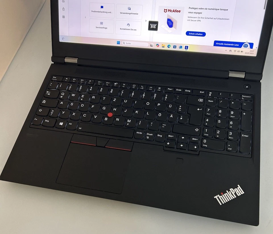 Lenovo ThinkPad P15 G1 · i7-10850H · 64GB · 512GB, Foto 2 von 5