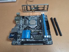 Used ASRock ITX Motherboard H97M-ITX/ac i5-4690K 8GB memory