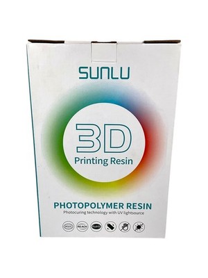 SUNLU 3D Printer Resin 2kg, Fast Curing Standard 3D for LCD DLP SLA 405nm UV