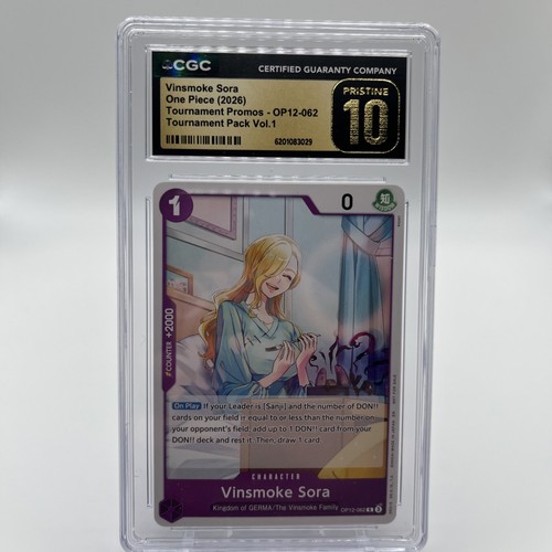 Vinsmoke Sora (Winner Pack 2026 Vol. 1) graded CGC 10 for sale on eBay