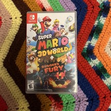 Super Mario 3D World + Bowser's Fury - Nintendo Switch - CIB Case + Cartridge VG