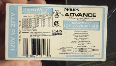 LOT OF 20 Phillips Advance ICF-2S26-M1-BS  SmartMate 120-277V - H33 Untested