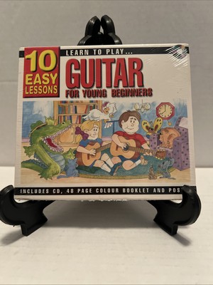 Learn To Play GUITAR FOR YOUNG BEGINNERS 10 Easy Lessons New Sealed CD + booklet