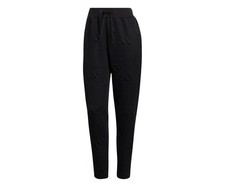 Adidas Logo Jacquard AEROREADY Womens Active Pants Size S, Color: Black
