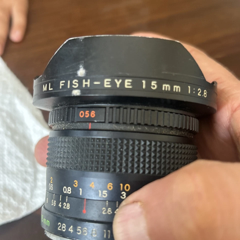 Lente súper rara Yashica ML FishEye 15 mm F28 de JAPÓN G2U Foto 4 de 4