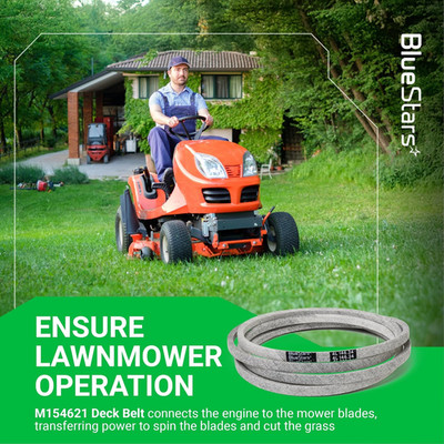M154621 Mower Belt - Fits 42 Inch Deck J-Deere X300 X304 X310 Lawn Tractors &...