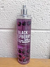 Bath & Body Works BLACK RASPBERRY VANILLA Fine Fragrance Mist 8oz Spray NEW Rare