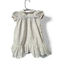 Handmade newborn vintage long gown